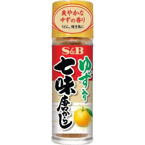 エスビー食品 ゆず入り七味唐からし 14g