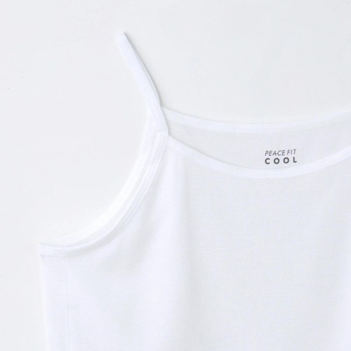 PEACE FIT(ピースフィット) COOL DRY 胸二重キャミソール 女の子 クロ