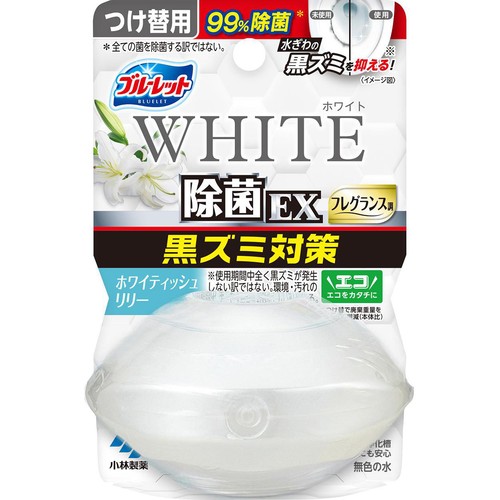 小林製薬 液体ブルーレットおくだけ除菌EX フレグランス つけ替用 ホワイト ホワイティッシュリリー 67ml