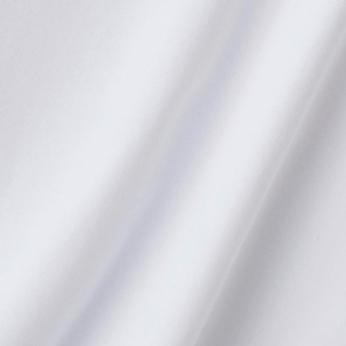 PEACE FIT(ピースフィット) SilkyFACT コットン半袖クルーネックTシャツ 紳士 シロ XL トップバリュ