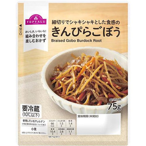 きんぴらごぼう 75g トップバリュ