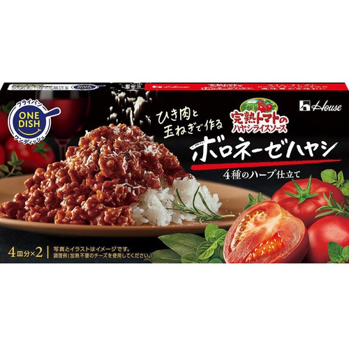 ハウス食品 完熟トマトのハヤシライスソース ボロネーゼハヤシ 140g