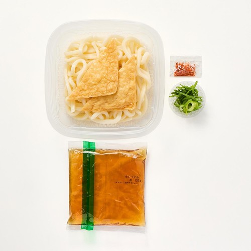 【冷蔵】冷しぶっかけきつねうどん 1食 トップバリュ