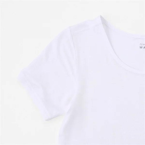 PEACE FIT(ピースフィット) WARM 3分袖丸首シャツ(衿広め) 女の子 ブラック 120cm トップバリュ