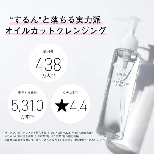 すず様 オルビス オイルカットクレンジングリキッド オルビスクレンジングリキッド ベタつきゼロ！快適オイルカット
