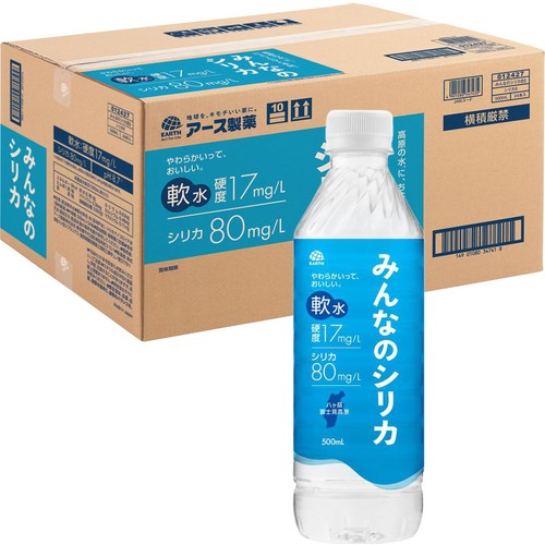 Mズミクロンアスフェリカリ訳有り アース製薬 みんなのシリカ 1ケース 500ml x 24本 Green Beans