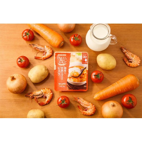 カゴメ ごはんにかけるスープ 海老と完熟トマトのビスク 180g