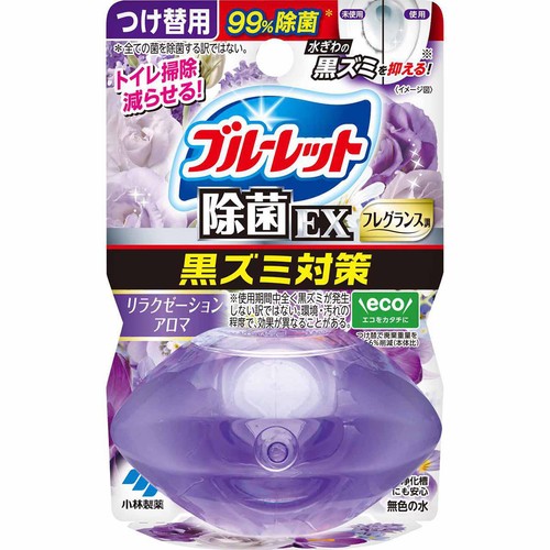 小林製薬 液体ブルーレットおくだけ 除菌EX フレグランス つけ替用 リラクゼーションアロマ 67mL
