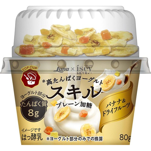 日本ルナ スキル TOPCUP バナナ&ドライフルーツ 100g Green