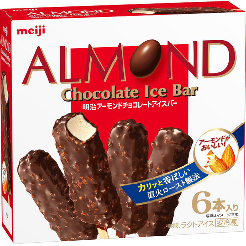明治 アーモンドチョコレートアイスバー 47ml x 6本入 Green
