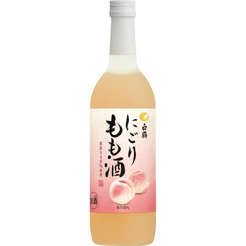 【5%】 白鶴 にごりもも酒 700ml