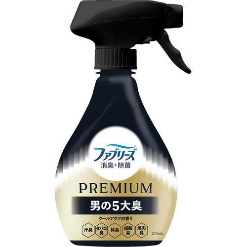 P&G ファブリーズ 消臭+除菌プレミアムメン クールアクアの香り 本体 消臭スプレー 370mL