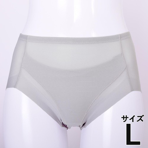 B.V.D. 涼パン スタンダードショーツ 婦人 ライトグレー L