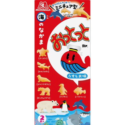 森永製菓 おっとっと うすしお味 46g(23g x 2袋) Green Beans