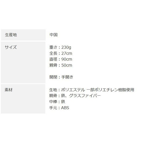 キッズ折りたたみ傘 クールタイダイ ブラック 50cm