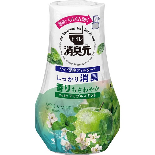 小林製薬 トイレの消臭元 すっきりアップル&ミント 400mL