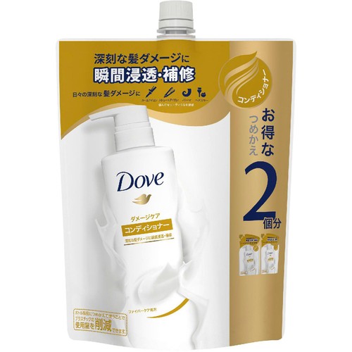 ユニリーバ ダヴ ダメージケア コンディショナー つめかえ用 大容量 700g