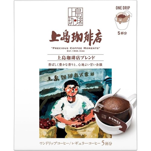 UCC 【ワンドリップコーヒー】上島珈琲店ブレンド 5袋入