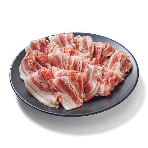 【冷凍】 国産豚肉ばらうす切り (180g x 4パック)720g