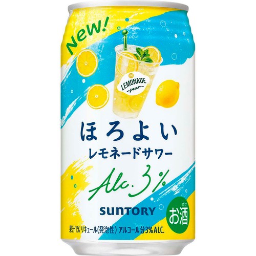 【3%】 サントリー ほろよいレモネードサワー 350ml