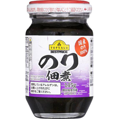 国産のり100%のり佃煮 145g トップバリュベストプライス