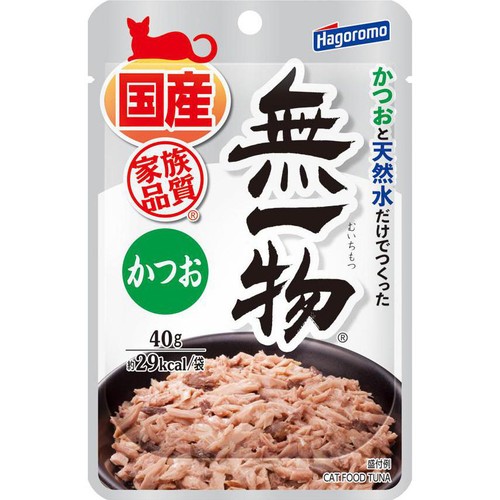 【ペット用】 はごろもフーズ 無一物 かつお 40g