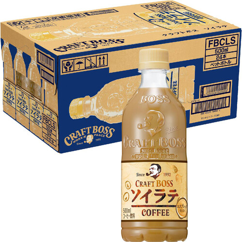 サントリー クラフトボス ソイラテ 1ケース 500ml x 24本 Green Beans