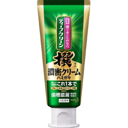 花王 ディープクリーン撰 濃密クリームハミガキ 100g