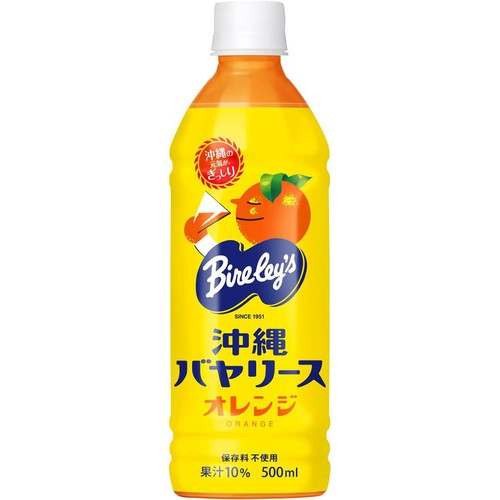 アサヒオリオン飲料 沖縄バヤリースオレンジ 500ml