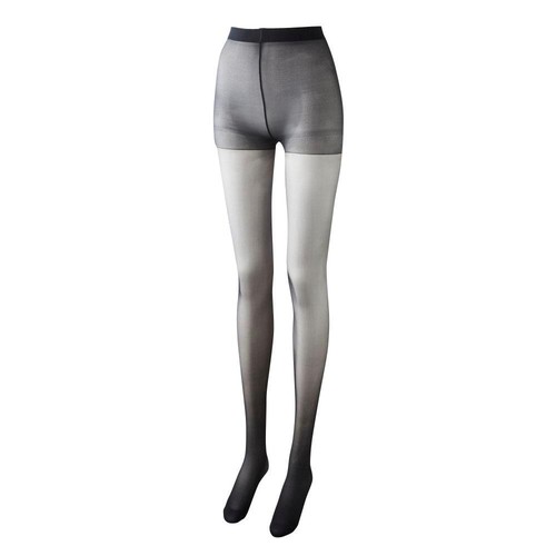 lalakirei なめらかパンティストッキング 3足組 クロ M-L トップバリュ