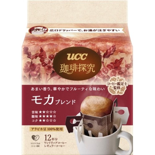 UCC上島珈琲 【ワンドリップコーヒー】珈琲探求 モカブレンド 10g x 12袋