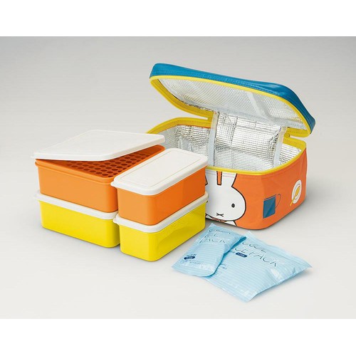 ミッフィー 行楽ランチセット3.8L 保冷バッグ付き ランチボックス