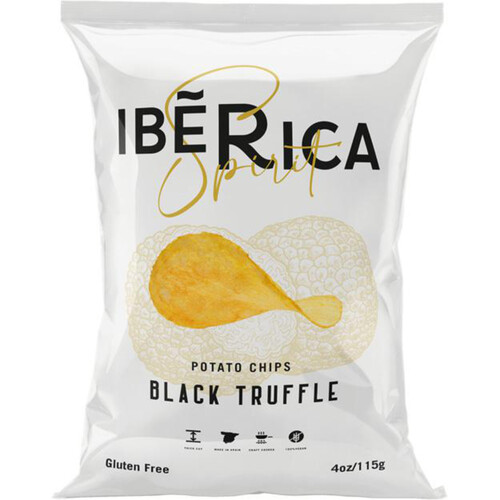 イベリカ 厚切りポテトチップス ブラックトリュフ 115g Green Beans