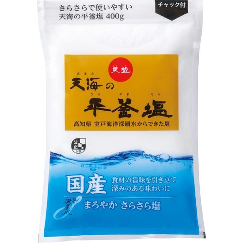 天塩 天海の平釜塩 400g