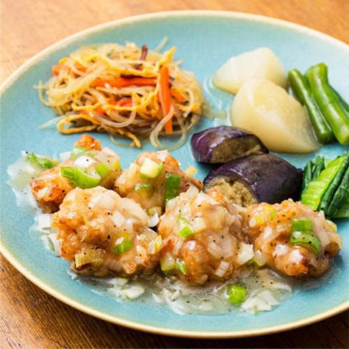 三ツ星ファーム ねぎ塩うまだれチキン竜田揚げ【冷凍】 1食(230g)