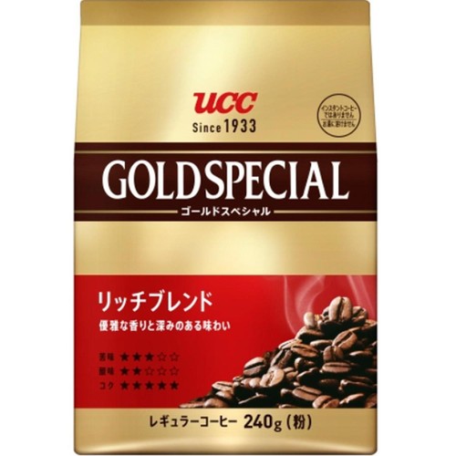 UCC上島珈琲 【粉】ゴールドスペシャル リッチブレンド 240g