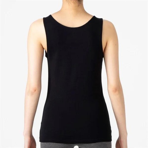 PEACE FIT(ピースフィット) COOL コットンタンクトップ 婦人 クロ M トップバリュ