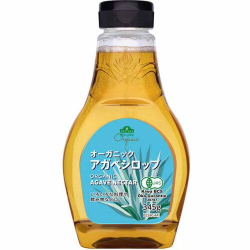 オーガニック　アガベシロップ5リットル オーガニック アガベシロップ 345g トップバリュ グリーンアイ Green