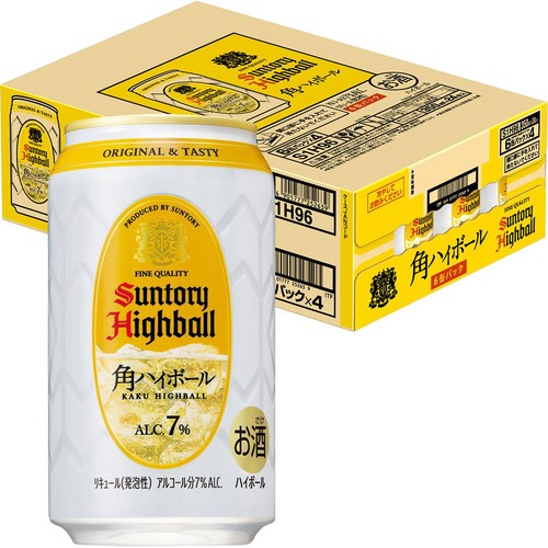【7%】 サントリー 角ハイボール 1ケース 350ml x 24本