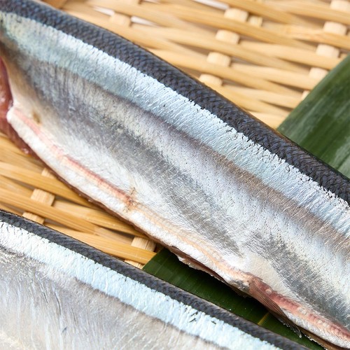 【冷蔵】 生さんま(頭・ハラワタ取り)加熱用 2尾