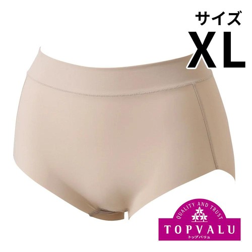 lalakirei サニタリーショーツ ひびきにくいシームレス 婦人 ベージュ XL トップバリュ