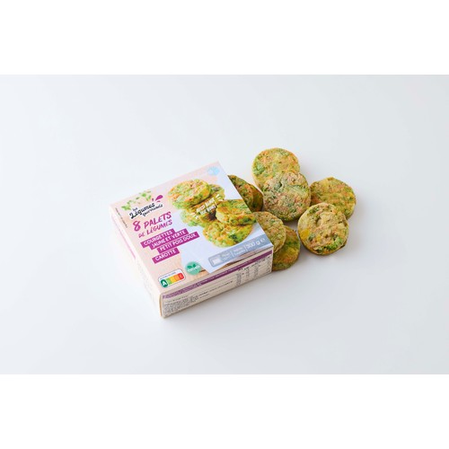 ピカール 野菜のガレット(ズッキーニ、グリンピース、ニンジン)【冷凍】 8個入