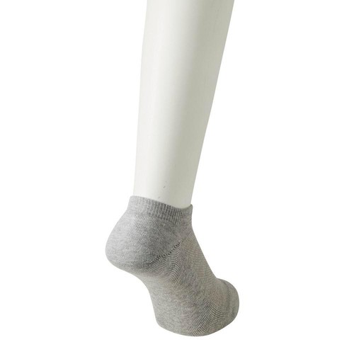 3足よりどり 足底パイル スニーカー丈ソックス 紳士 グレー 25-27cm トップバリュ