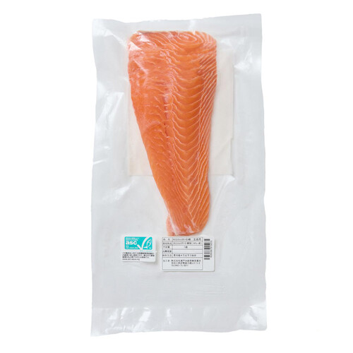 冷蔵】 生アトランティックサーモン冊 生食用 300g Green Beans