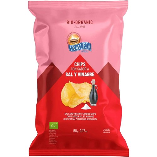 アナヴィエハ オーガニック ポテトチップス ソルト&ビネガー 90g