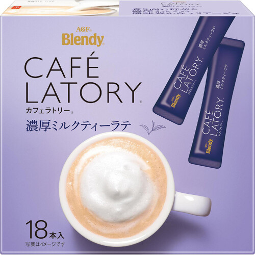 AGF ブレンディカフェラトリー スティック 濃厚ミルクティーラテ 18本入