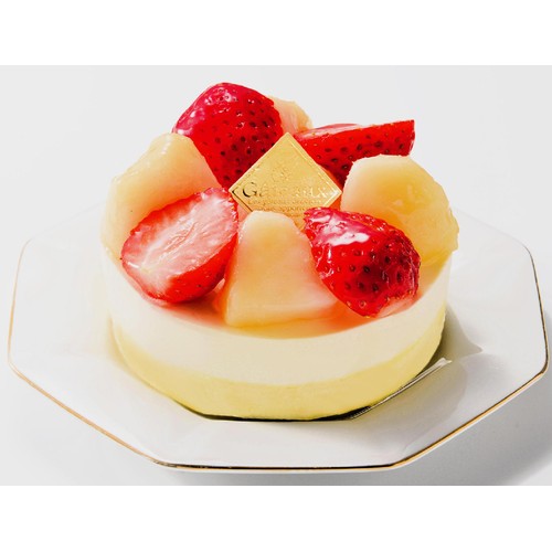 ル・カレン BOX 桃と苺のチーズケーキ【冷凍】 1個