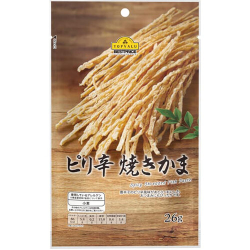 ピり辛焼きかま 26g トップバリュベストプライス