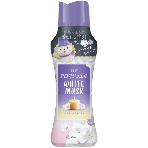P&G レノア アロマジュエル 香り付けビーズ ホワイトムスクの香り 本体