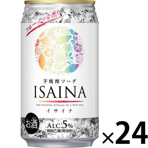【5%】 宝 ISAINA芋焼酎ソーダ 1ケース 350ml x 24本